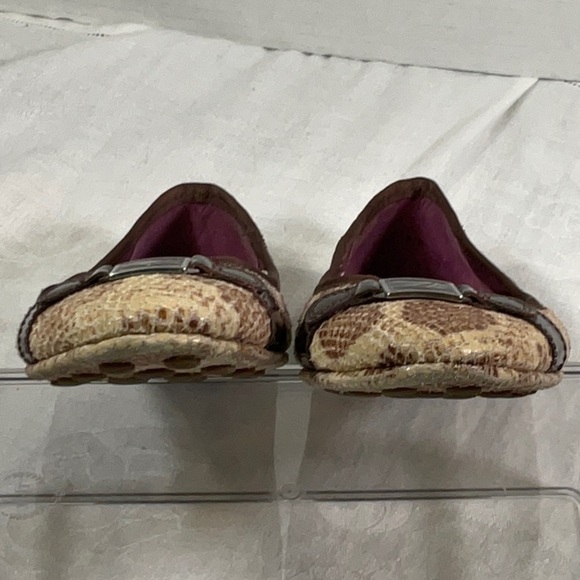 Sperry Snake Skin Leather Flat, Size 8 - Picture 14 of 16